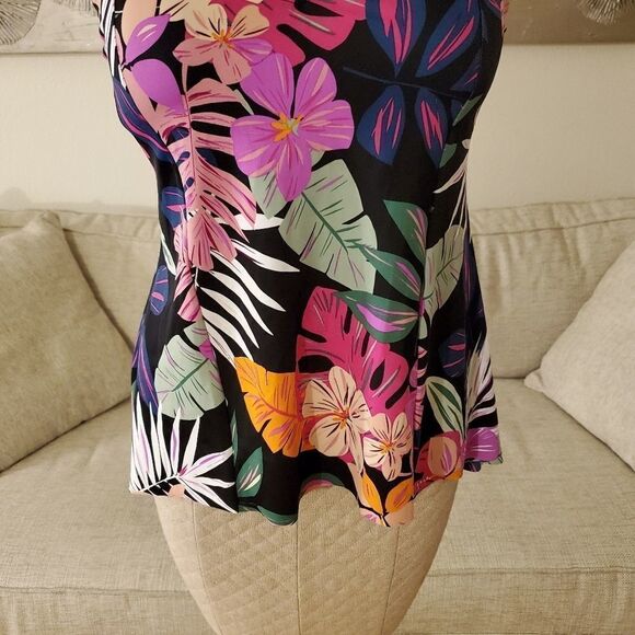 Swim Solutions Tankini Top - Picture 4 of 12